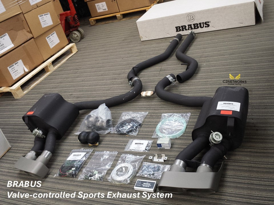 BRABUS Valve-controlled Sports Exhaust System for  Mercedes – R231 – SL63 AMG