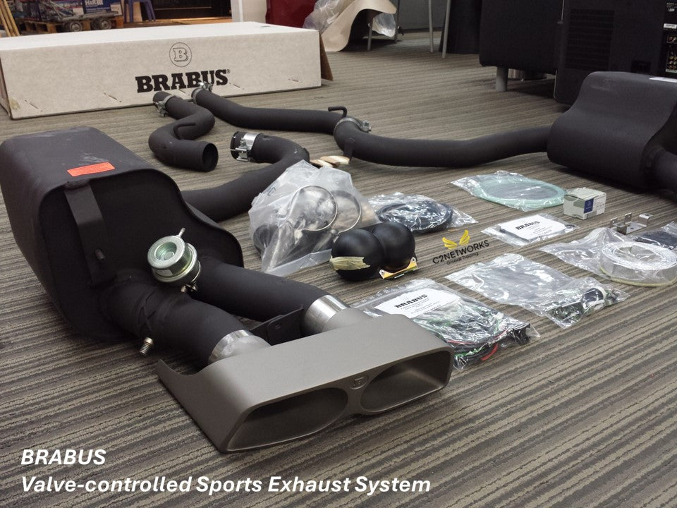 BRABUS Valve-controlled Sports Exhaust System for  Mercedes – R231 – SL63 AMG