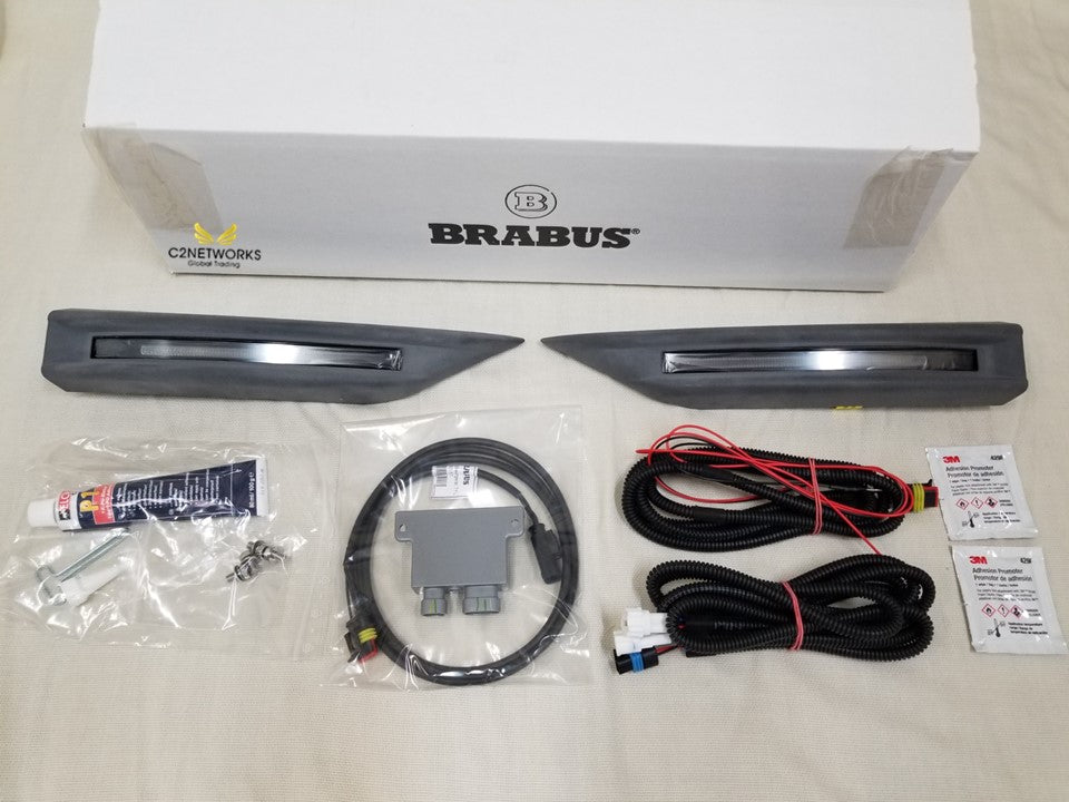 BRABUS Front inserts with LED For Mercedes – W206 – AMG Line