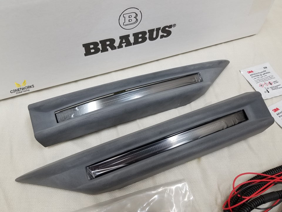 BRABUS Front inserts with LED For Mercedes – W206 – AMG Line