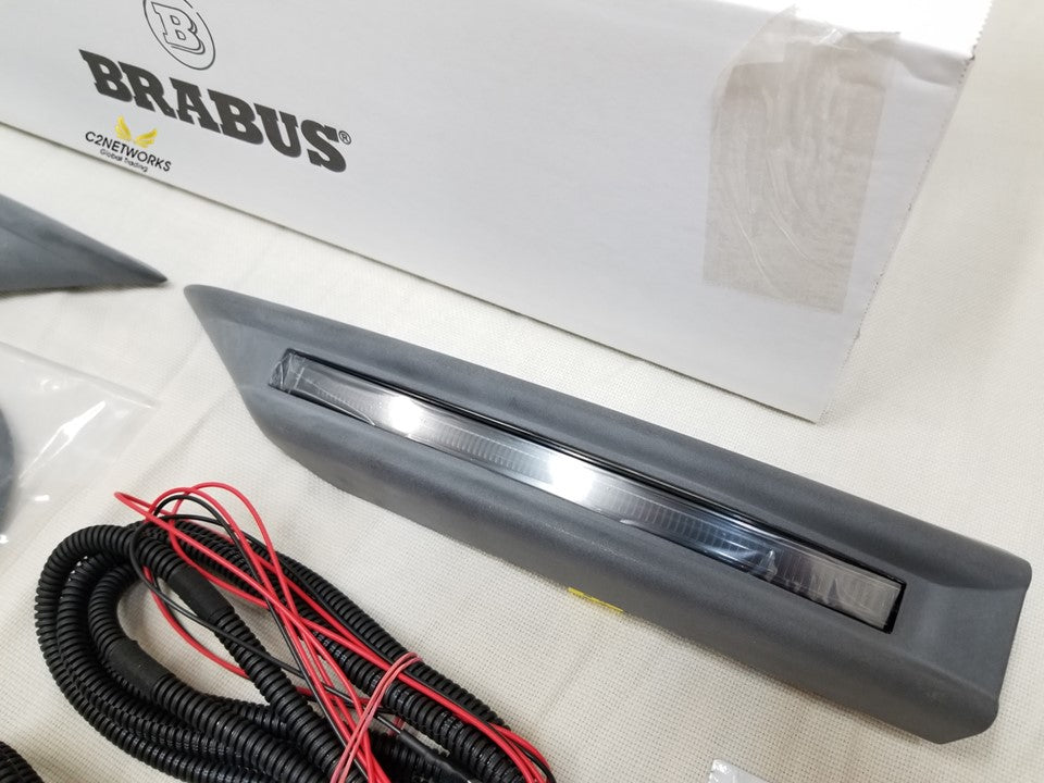 BRABUS Front inserts with LED For Mercedes – W206 – AMG Line