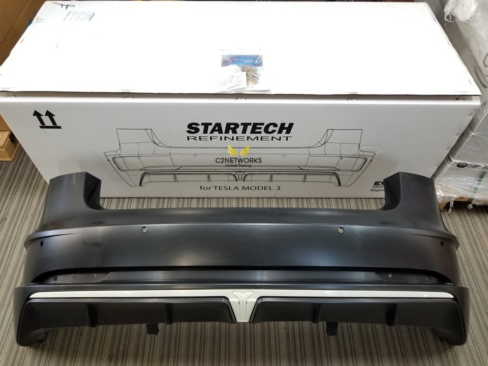 STARTECH Rear bumper ––– Tesla Model 3