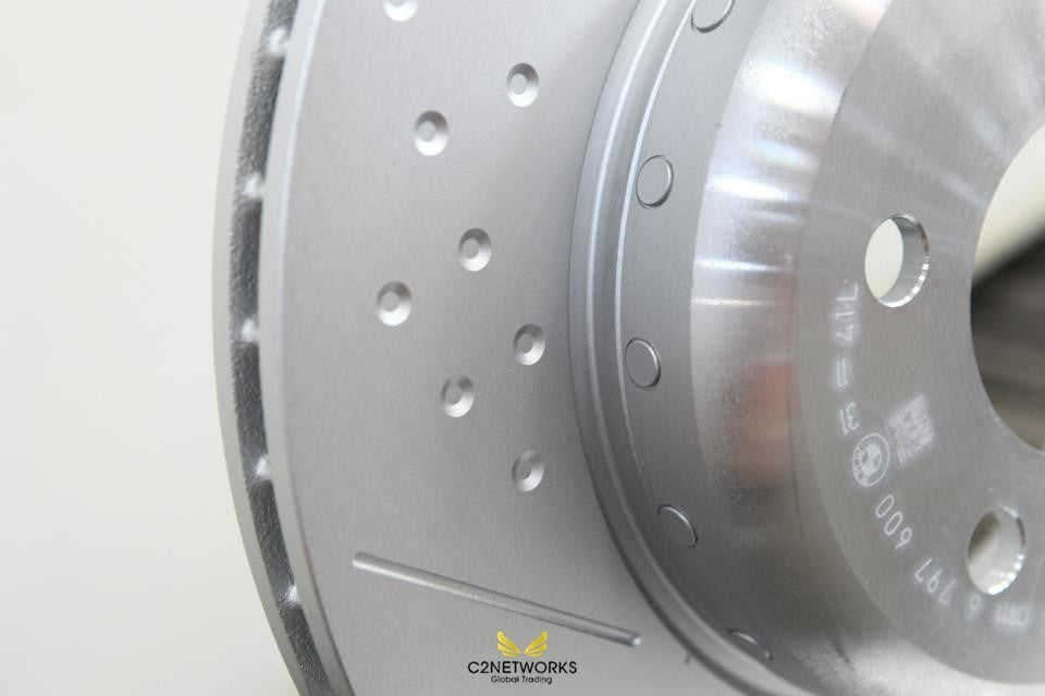 BMW Genuine M-Performance Front Brake Disc(370mm x 30mm) ––– Ventilated Holes