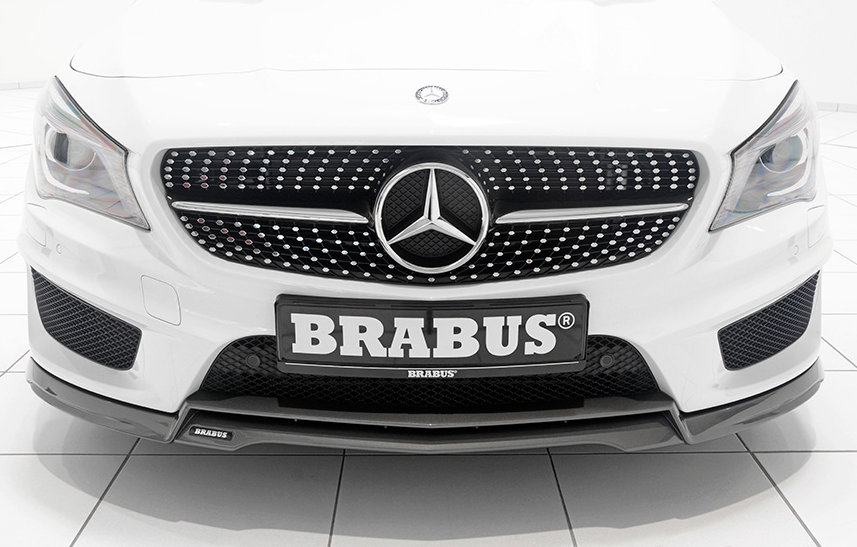 BRABUS Front spoiler lip For Mercedes – C117 – CLA250 - CLA45 | AMG Line
